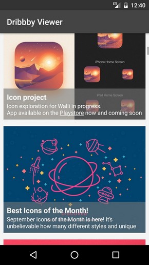 Dribbby Viewer ScreenShot 2